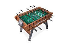 Игровой стол - футбол &quot;PlayOff&quot; (140х73х88см) коричнево-серый
