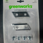 Комплект ножей (2 шт.) для садового измельчителя Greenworks 2930107