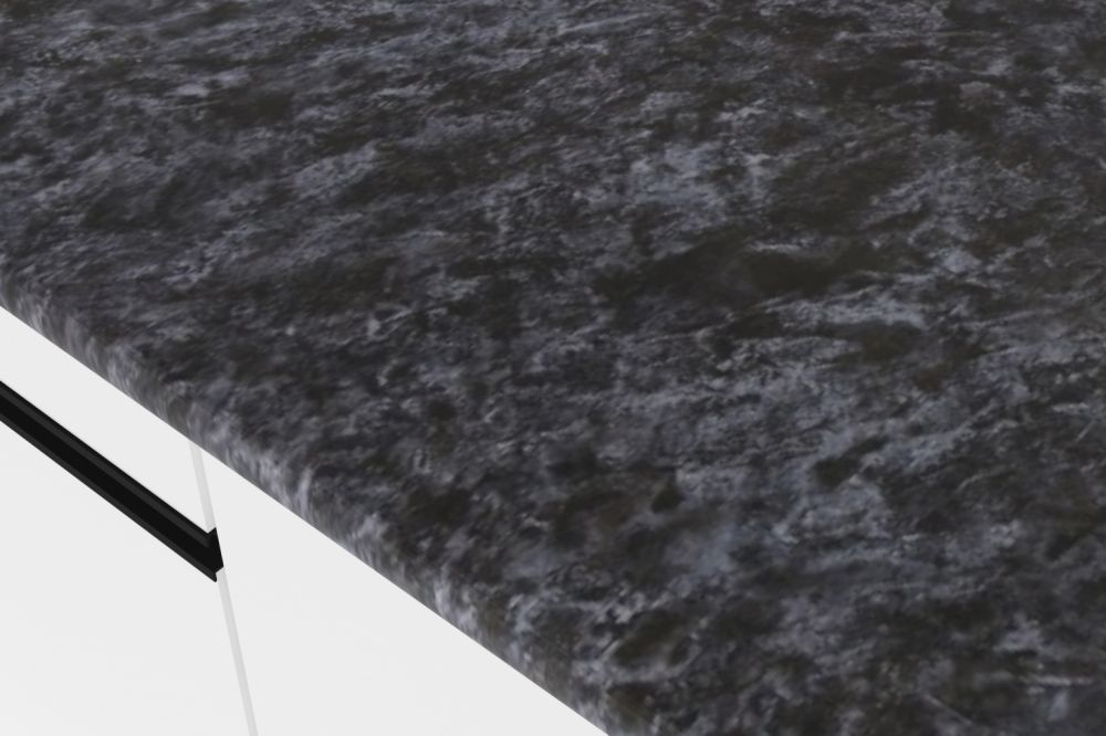 Кухонный гарнитур Лотос базис 2400мм (Белый глянец/Белый, Кастилло темный)