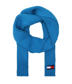 шаль big flag Tommy Hilfiger - голубой(AU0AU01567)