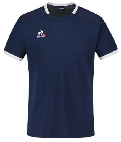 Теннисная футболка Le Coq Sportif Tennis T-Shirt Short Sleeve N°5 - Blue