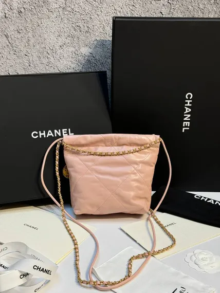 Сумка Chanel 22 mini розовый