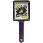 Расческа массажная квадратная форма «КОЛЛЕКЦИЯ ИМАНИ - ЛАНТА», микс 4 дизайна, 22*9см (PVC подвес)