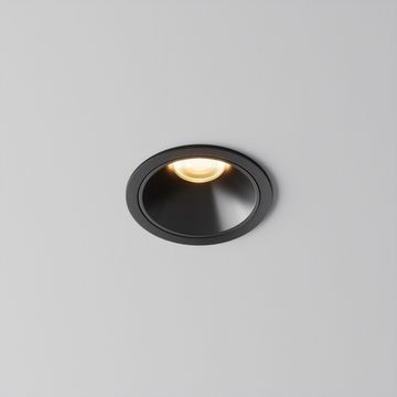 Встраиваемый светодиодный светильник 10W 2700K 50° DL043-01-10W2.7K-RD-B чёрный Alfa LED Maytoni