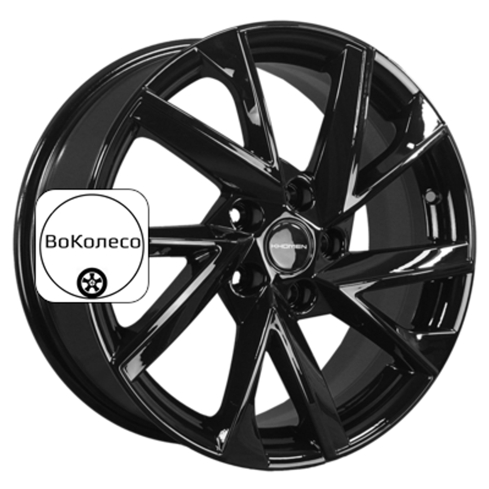 7x17/5x110 ET46 D63,3 KHW1714 (Changan CS35/CS35 Pro) Black Khomen Wheels