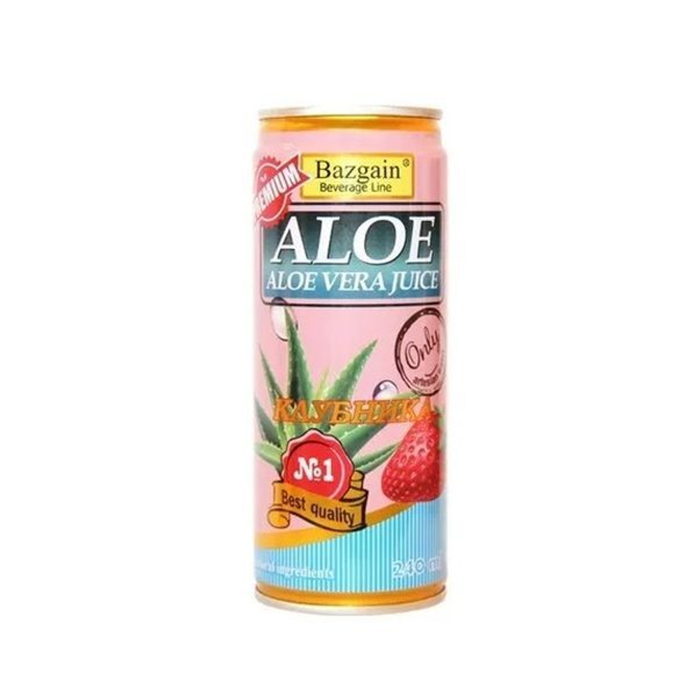 Напиток б/а негаз Алоэ Вера "Бест" Клубника ж/б 238мл