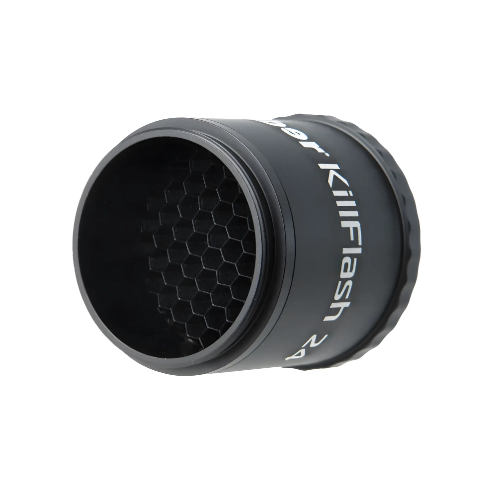 Насадка антибликовая Veber KillFlash 24 сотовая для прицела, боковой вид