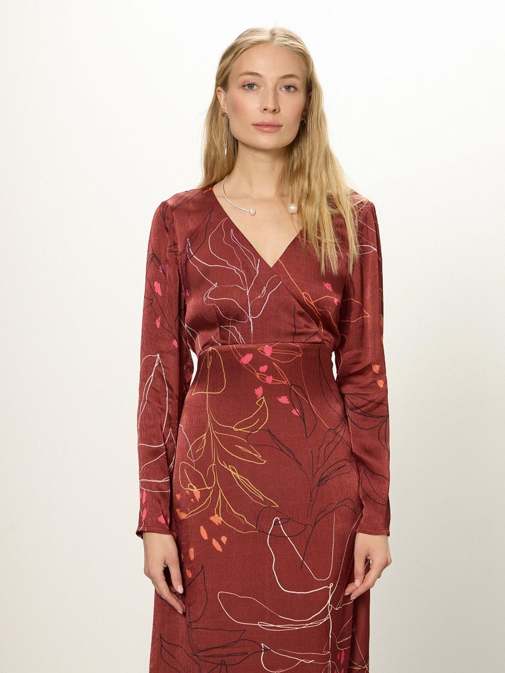 Платье Верона бордо