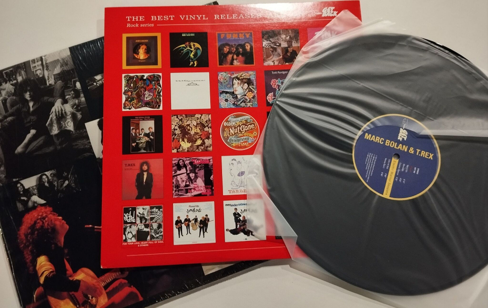 Винтажная виниловая пластинка LP Marc Bolan & T Rex Electric Warrior Sessions (Italy 1997)
