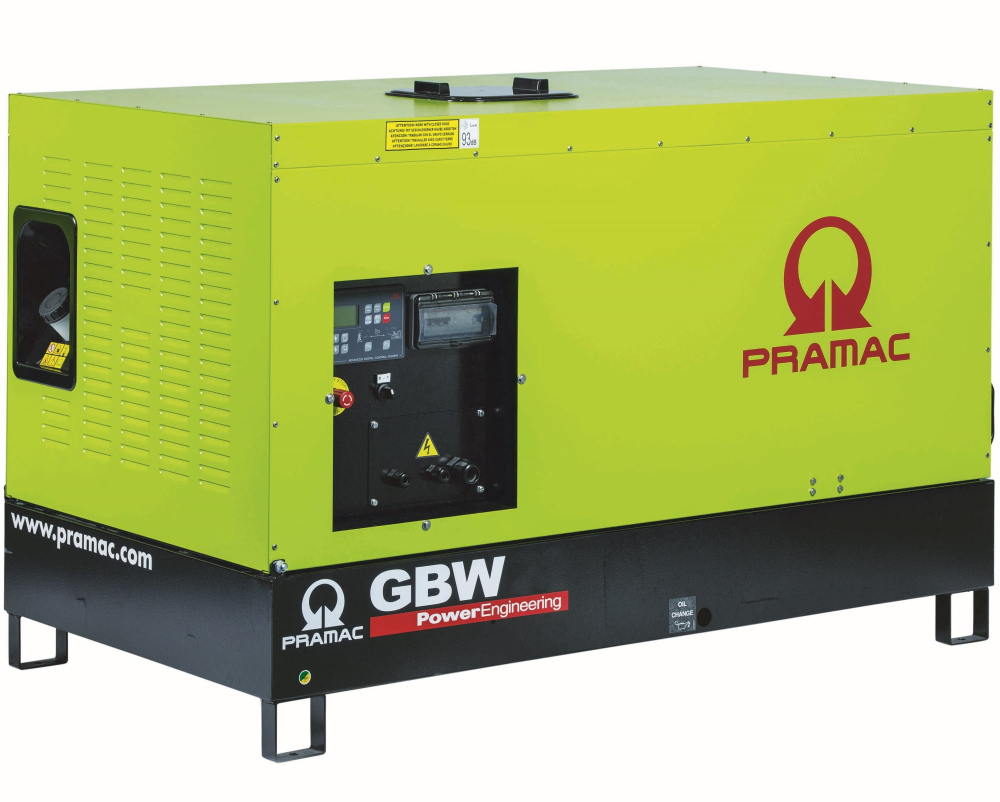 Дизельный генератор Pramac GBW 22 P/230 в кожухе