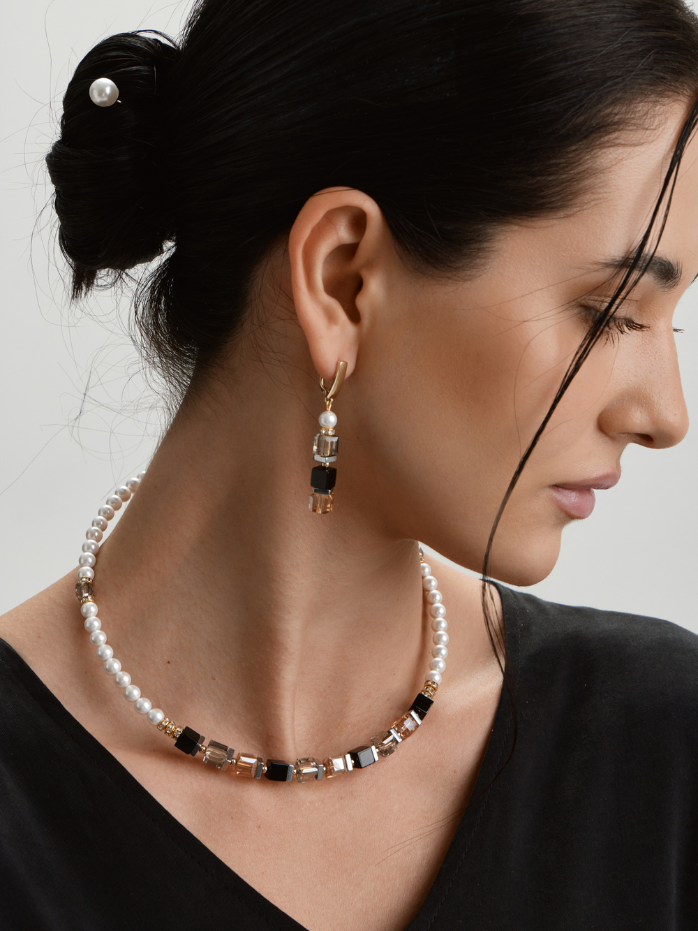 91003665 Серьги Selena Pearls