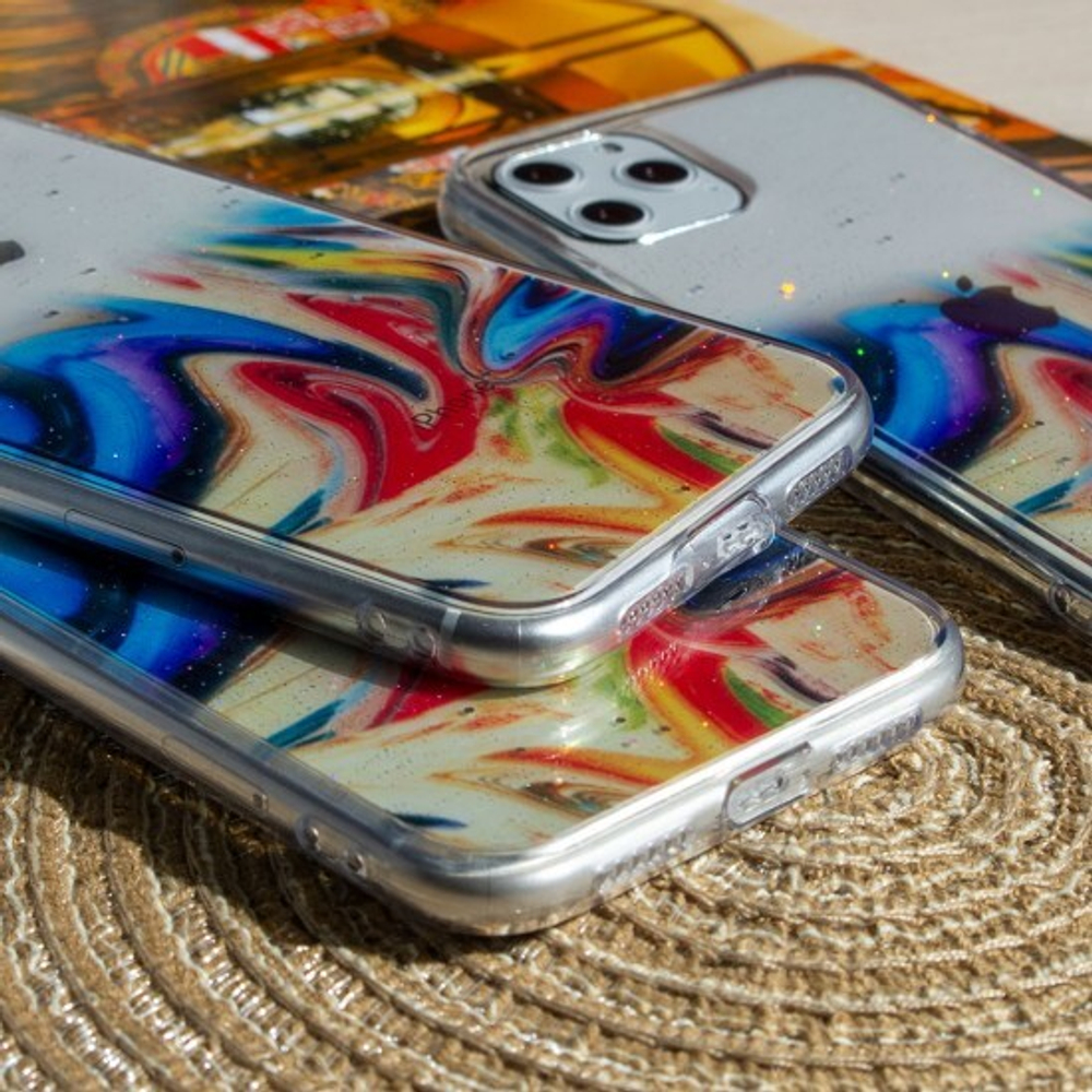 Силиконовый чехол Акварель для Huawei P40 Pro, 011727