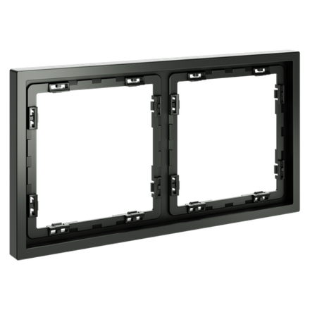 Рамка пластиковая VOLTUM S70 на 2 поста, (титан)