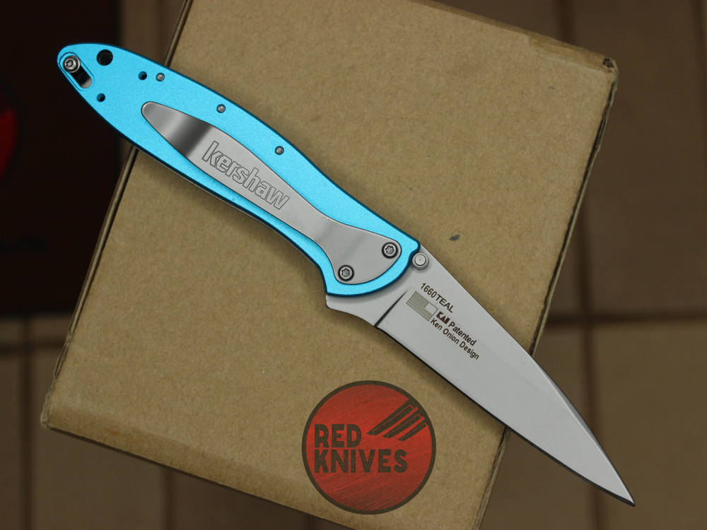 Нож KERSHAW Leek 1660 - синяя рукоять