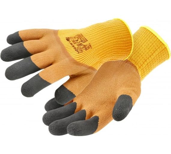 Перчатки рабочие утепленные с вспененным латексом LYCK Högert, арт. HT5K769