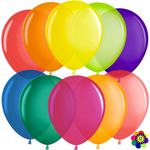 Шар (12"/30 см) Ассорти, металлик 100 шт.