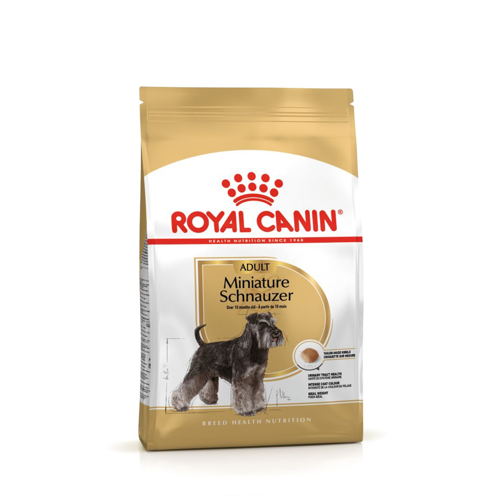 Royal Canin Miniature Schnauzer Adult Миниатюрный Шнауцер Эдалт Корм сухой для взрослых собак породы Миниатюрный Шнауцер от 10 месяцев 3кг