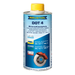 Тормозная жидкость RAVENOL DOT-4 (0,5 л)