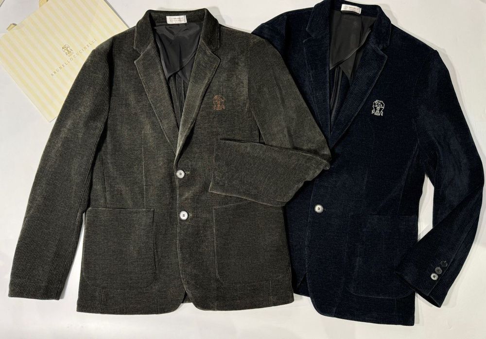 Вельветовый пиджак Brunello Cucinelli
