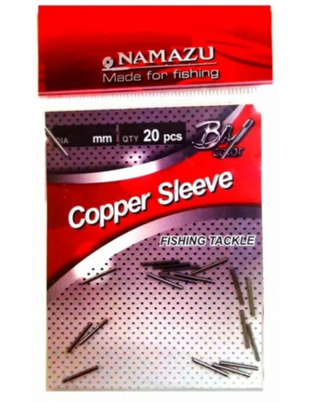 Трубки обжимные Namazu copper sleeve d-1,4мм BN 20шт