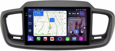 Магнитола для KIA Sorento Prime UM 2015-2020 (рамка большая) - FarCar 442M монитор 10.36" QLED на Android 14, TS18, CarPlay, 4G SIM-слот