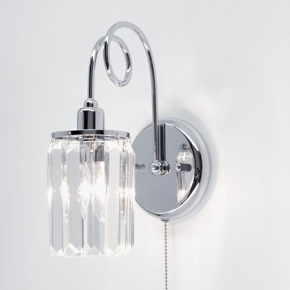 Citilux Синди CL330311 Бра хрустальное с выключателем Хром