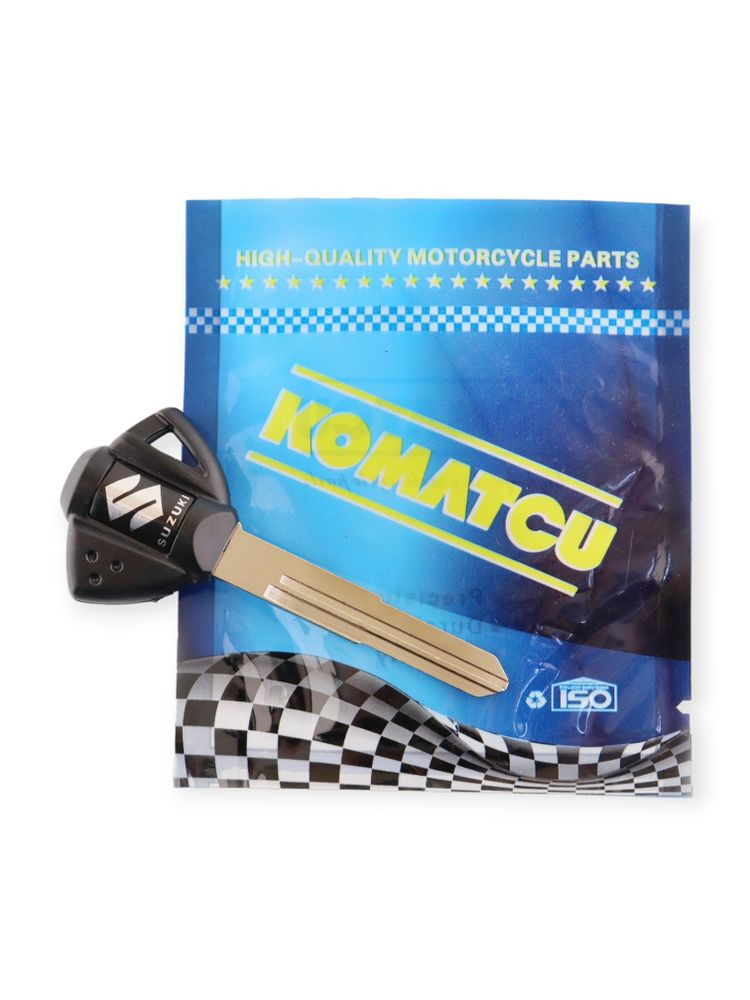Ключ замка зажигания (заготовка) Suzuki (Черный)