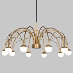 Люстра на штанге Eurosvet Ragno 90030/10 LED золото