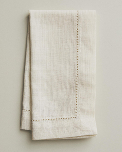 Zara Home столовая салфетка из хлопка, ажурная отделка, 45 45 см