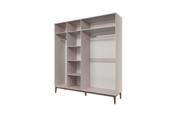 Шкаф ШР-4 Гориция Персидский Жемчуг/ Лак Льняной