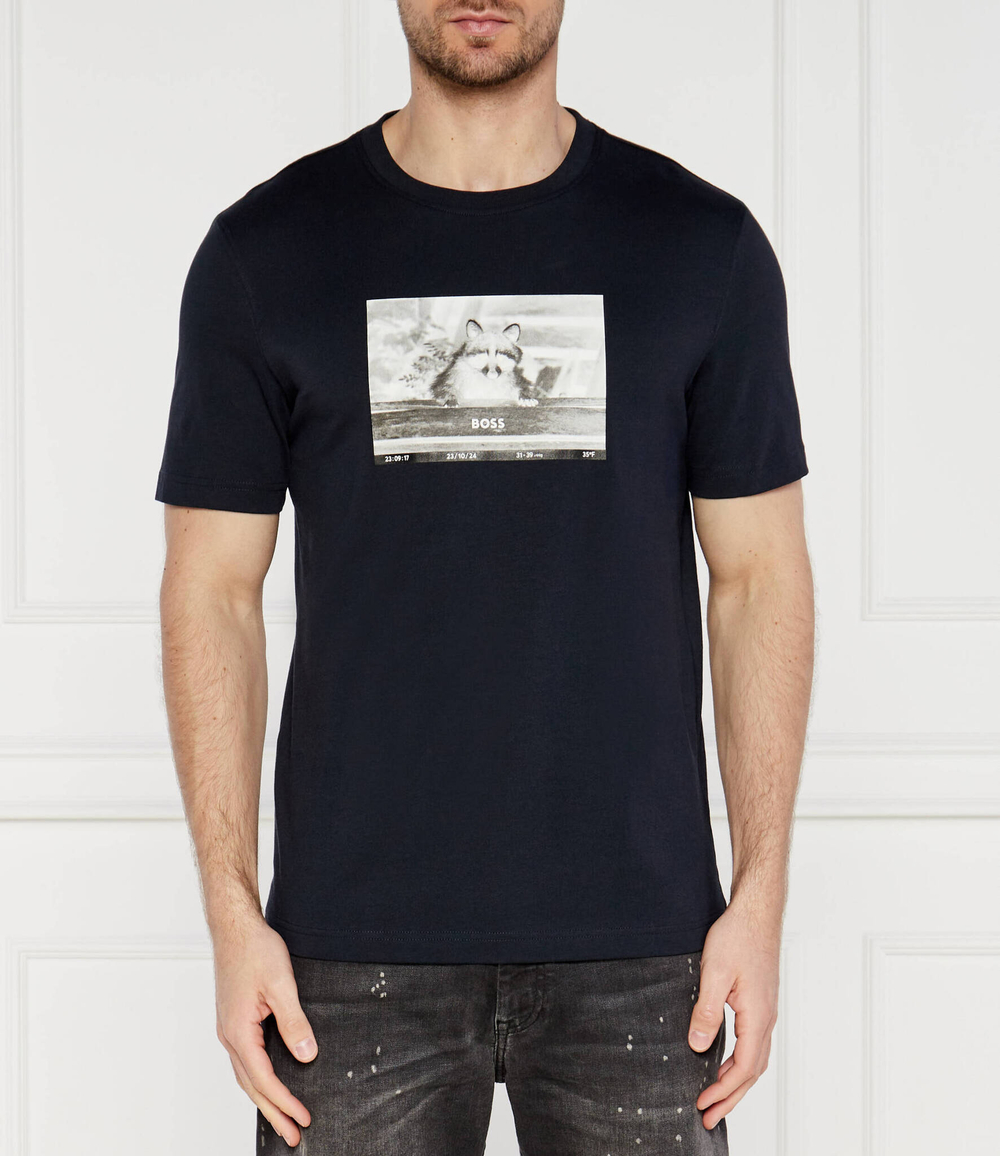 Футболка Te_Wilds BOSS ORANGE - темно-синий(50522894)