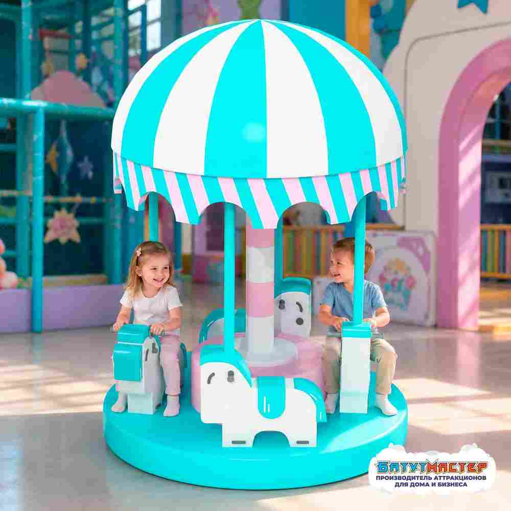 Детский аттракцион 4kids Карусель «Облачко» c электроприводом