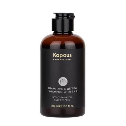 Шампунь для волос беcсульфатный с дёгтем / Tar 300 мл