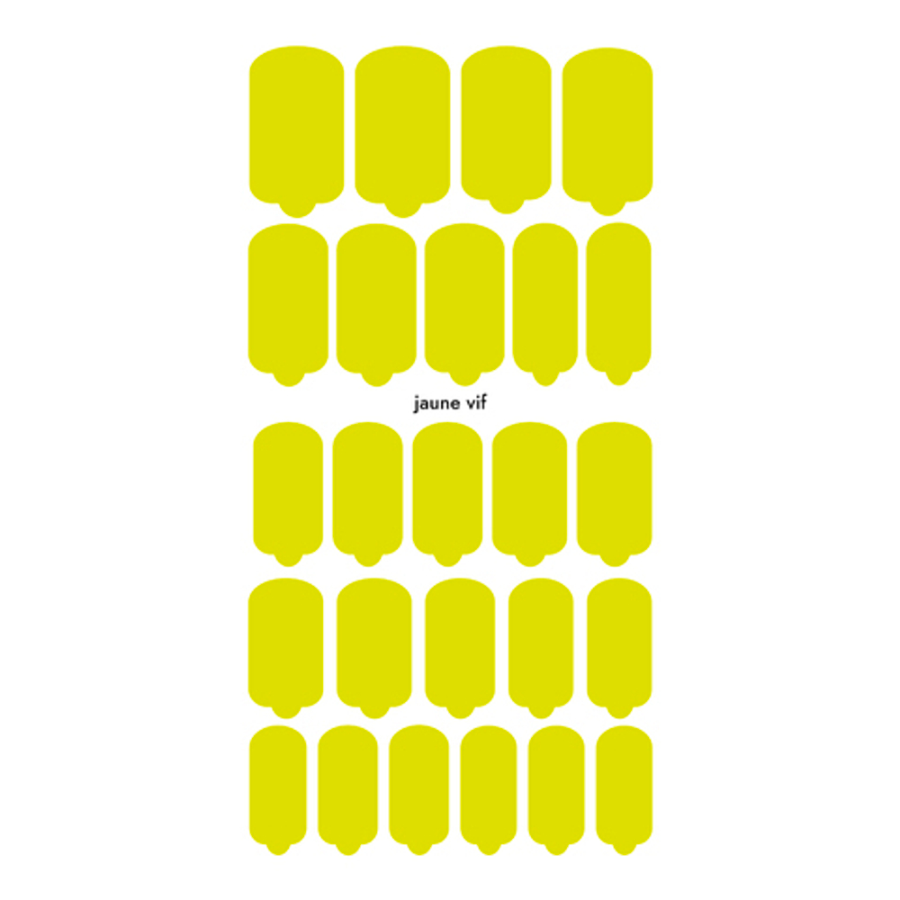 Пленки для маникюра Provocative nail jaune vif