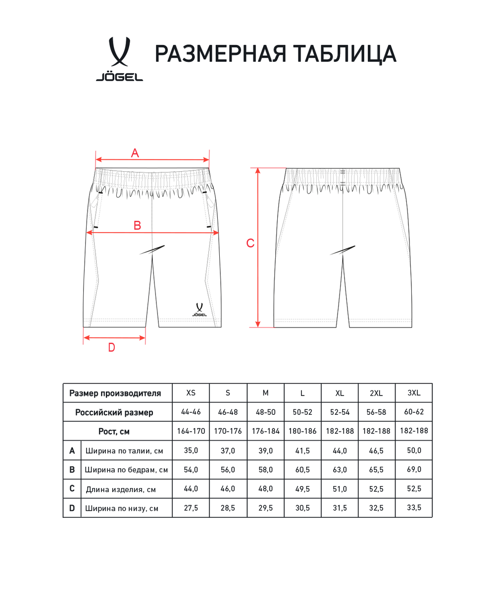 Шорты парадные JÖGEL PREMIER PerFormDRY Woven Shorts, темно-синий