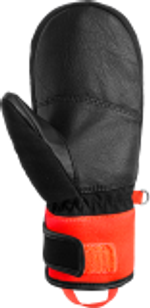 REUSCH варежки горнолыжные юниорские  6271544_7809 Warrior Prime R-TEX XT Junior Mitten Black/Fluo Red