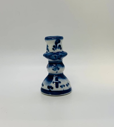 Подсвечник из гжели