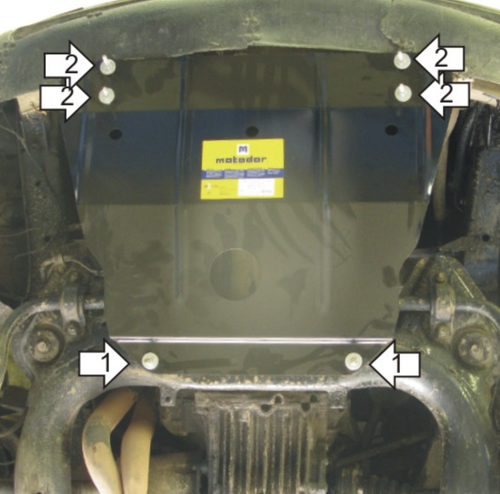 Защита MOTODOR для Audi 100,A6 70106