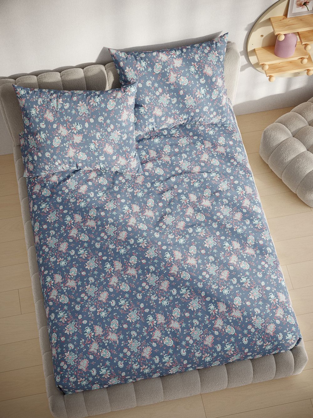 Постельное белье бязь Сказка "Фантазия" 2-спальное Наволочка 50х70 см 2 шт Простынь на резинке 160x200 см Пододеяльник 175x215 см