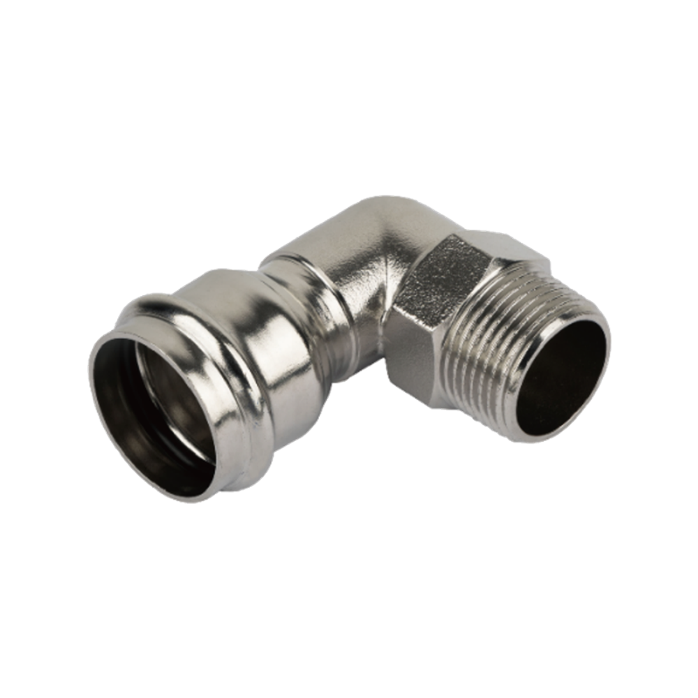 Пресс-угольник из нержавеющей стали с наружной резьбой 35*1 TIM ZTI.553.003506