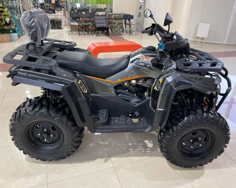 Квадроцикл (комплект для сборки) Explorer 400 Deluxe 4х2 Серый (RR)