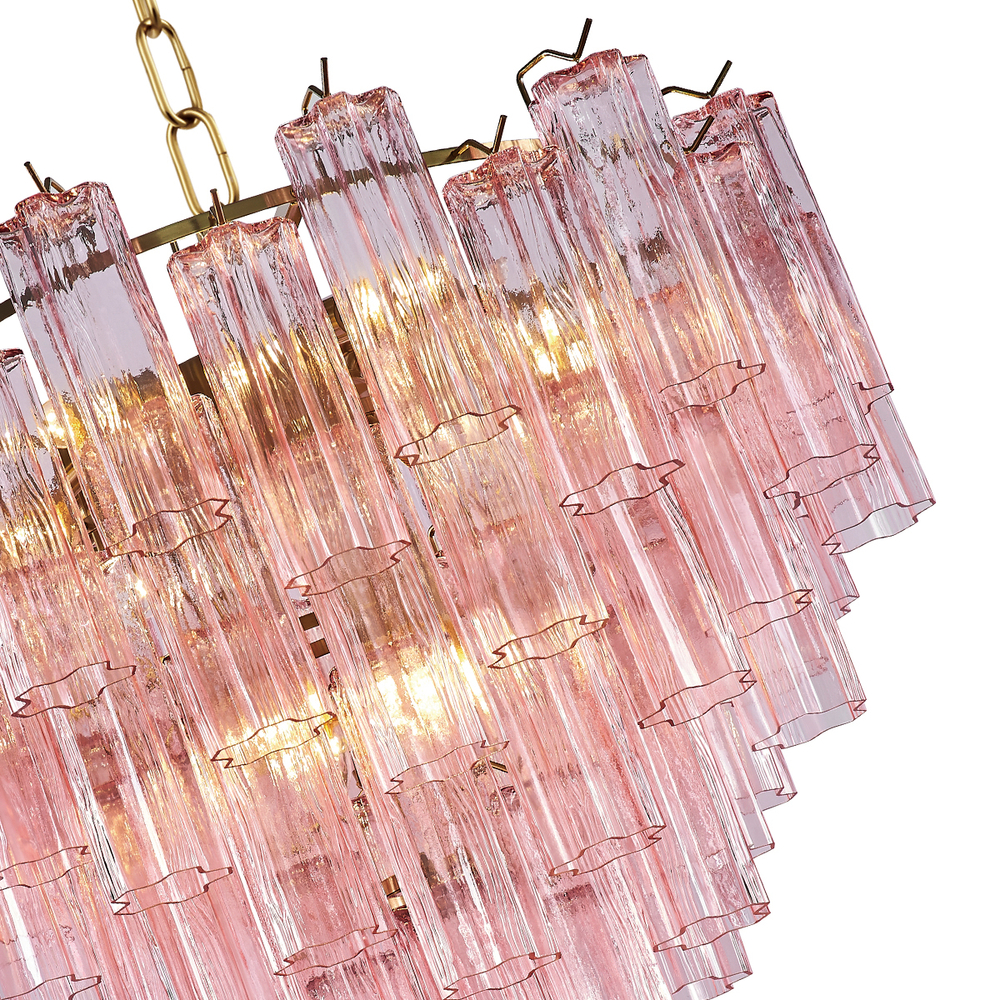 Люстра OWD2093-D75 gold/pink