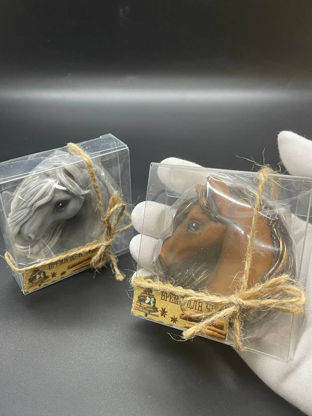 Ароматическое мыло ручной работы Лошадь "Время для чуда"