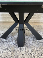 Кухонный раздвижной стол "Спайдер", итальянский мрамор