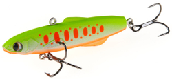 Воблер вертикальный Lucky John HotDog VIB 80, цвет 023