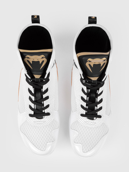 Боксерки Venum Elite White/Black-Gold