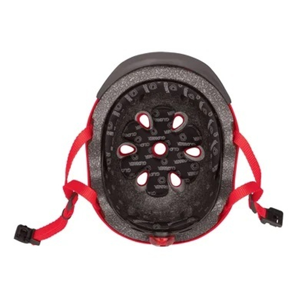 Шлем детский Globber Elite Lights XS/S (48-53CM) красный