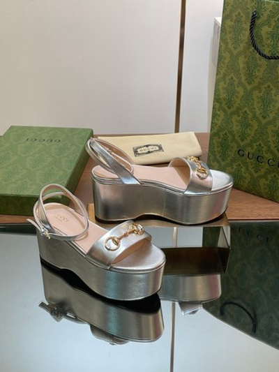 Gucci Horsebit Flatform Sandal