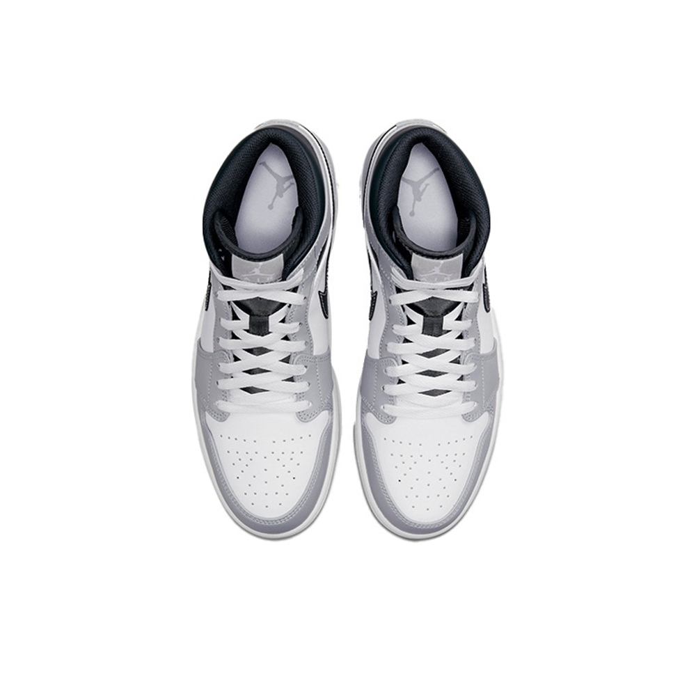 Кроссовки Air Jordan 1 Mid Light Smoke Grey