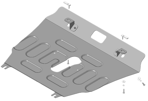 Защита стальная 2 мм Д, КПП Changan CS75 MOTODOR.77202